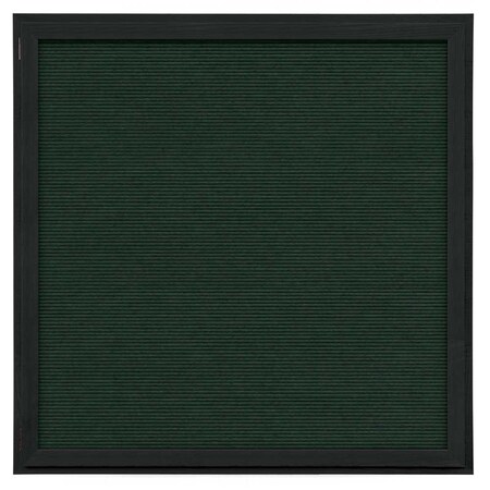 United Visual Products Indoor Enclosed Combo Board, 72"x36", Satin Frame/Green & Cork UVCB7236-GREEN-CORK